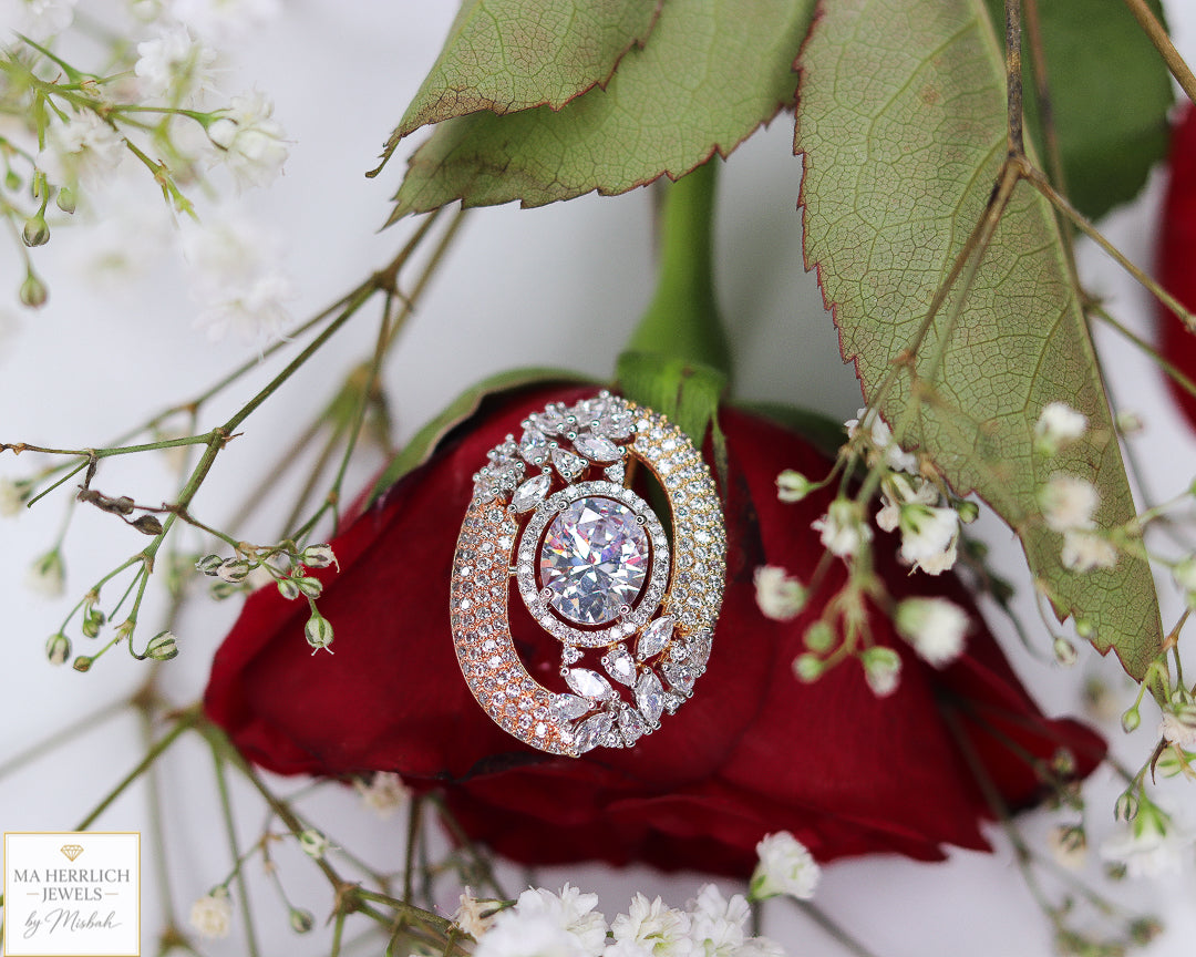 Oval Shaped Stone Earrings
