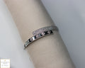 Four leaf flower open bracelet