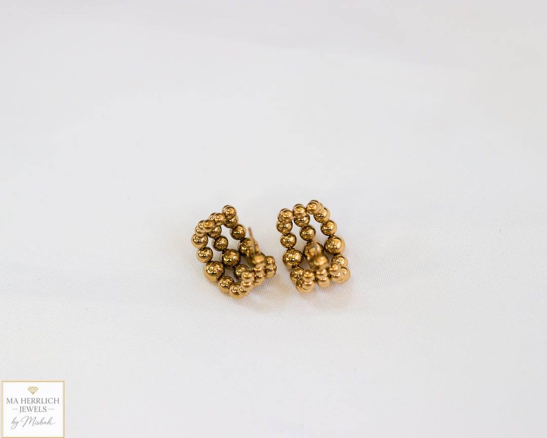 Simple Elegant Gold Hoop Earrings