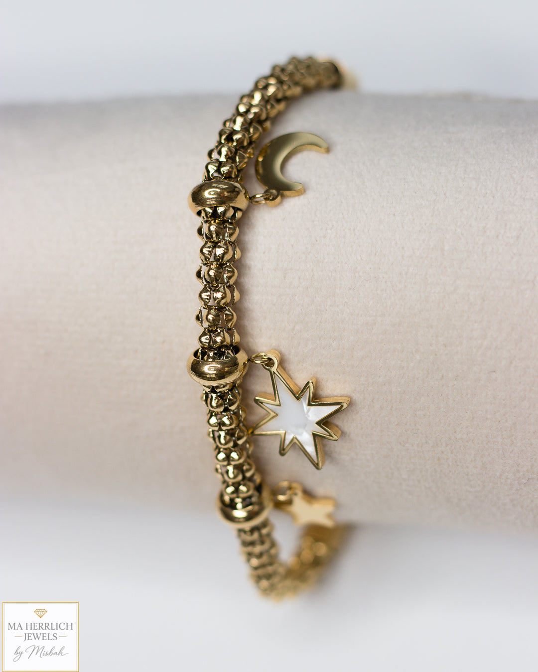 Star & Moon Charm Bracelet