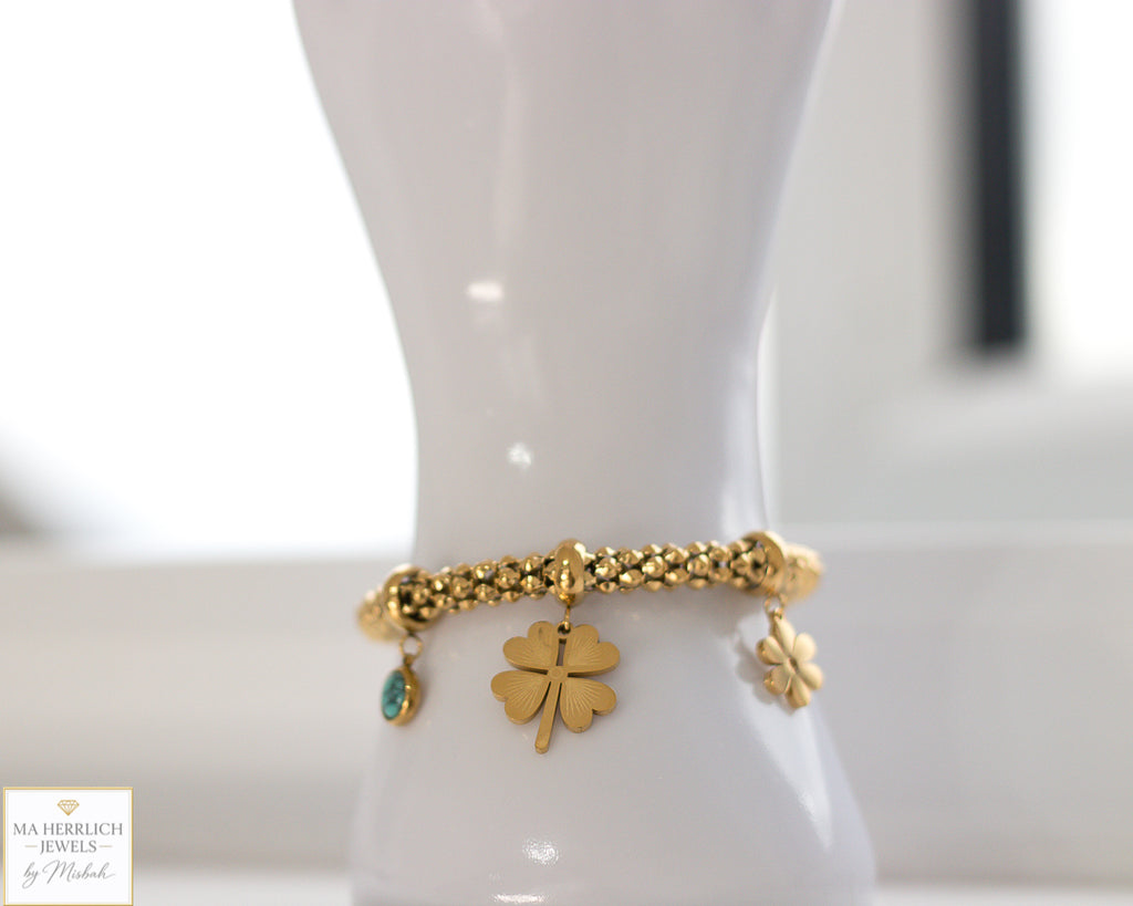 Flower Charm Bracelet