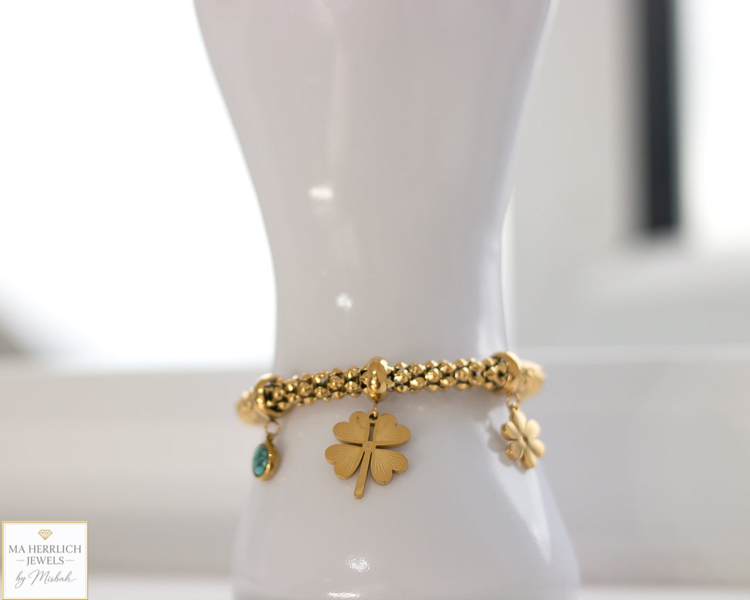 Flower Charm Bracelet