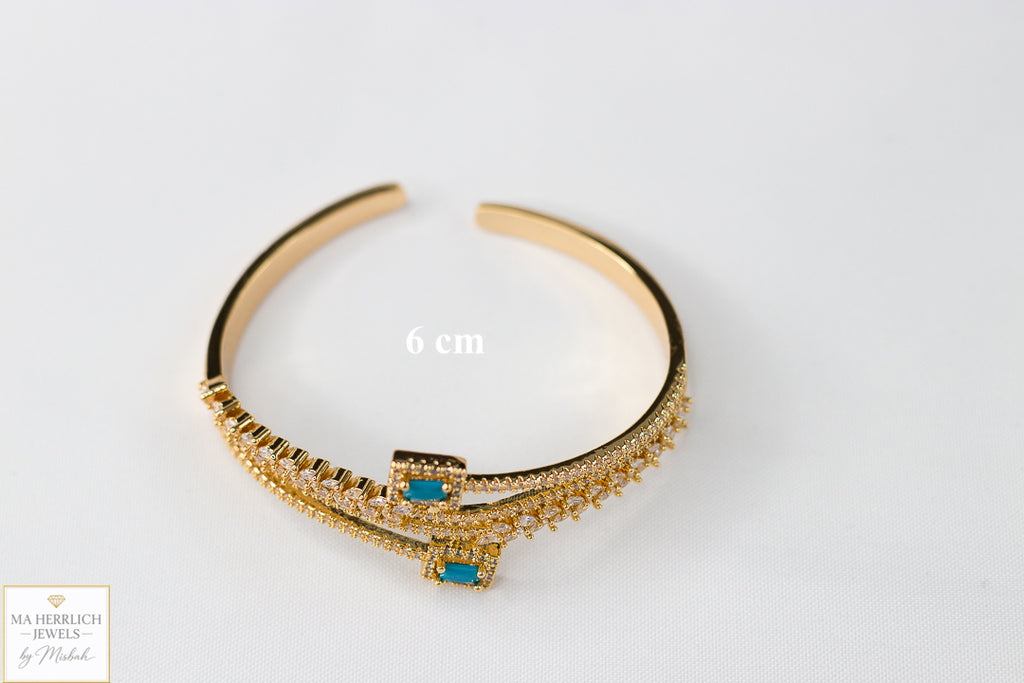 Royal Turquoise Elegance Bracelet & Ring Set