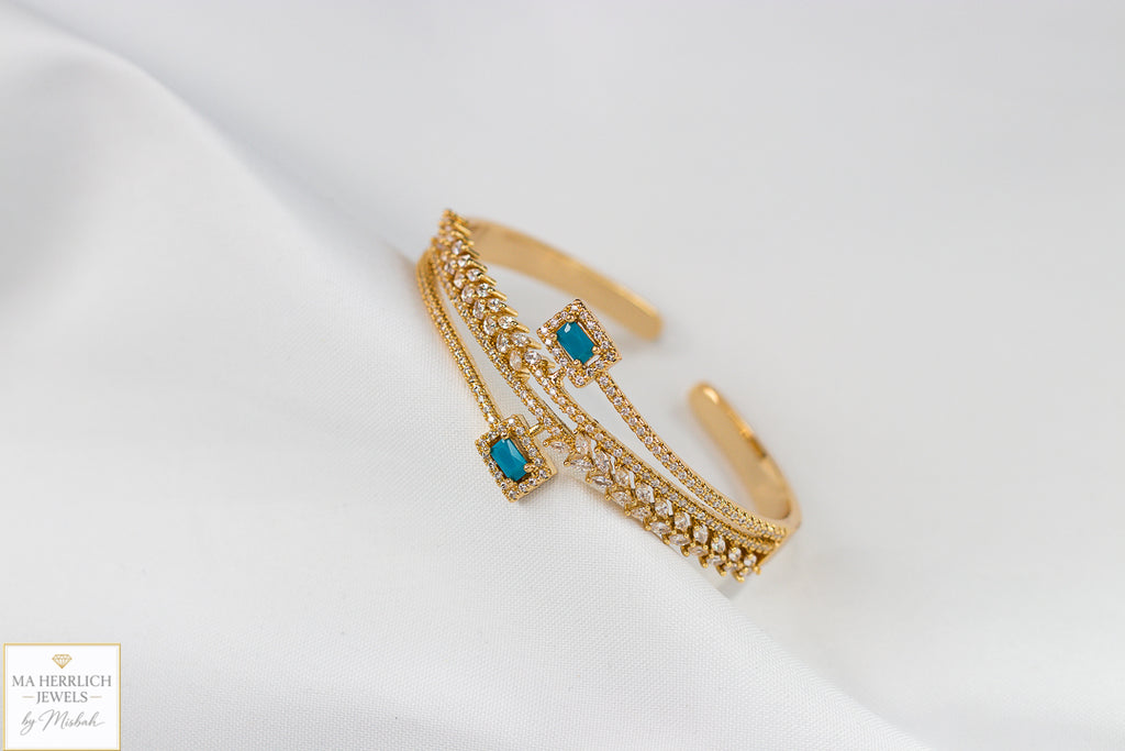 Royal Turquoise Elegance Bracelet & Ring Set