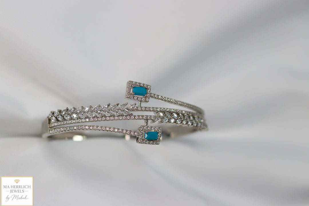 Royal Turquoise Elegance Bracelet & Ring Set