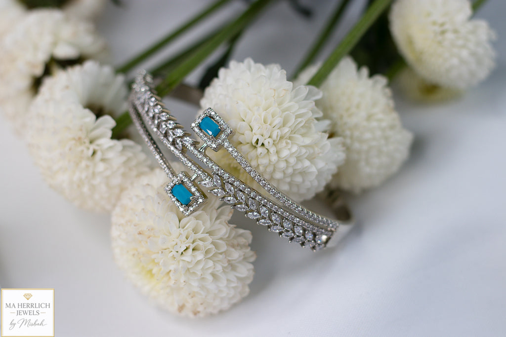 Royal Turquoise Elegance Bracelet & Ring Set