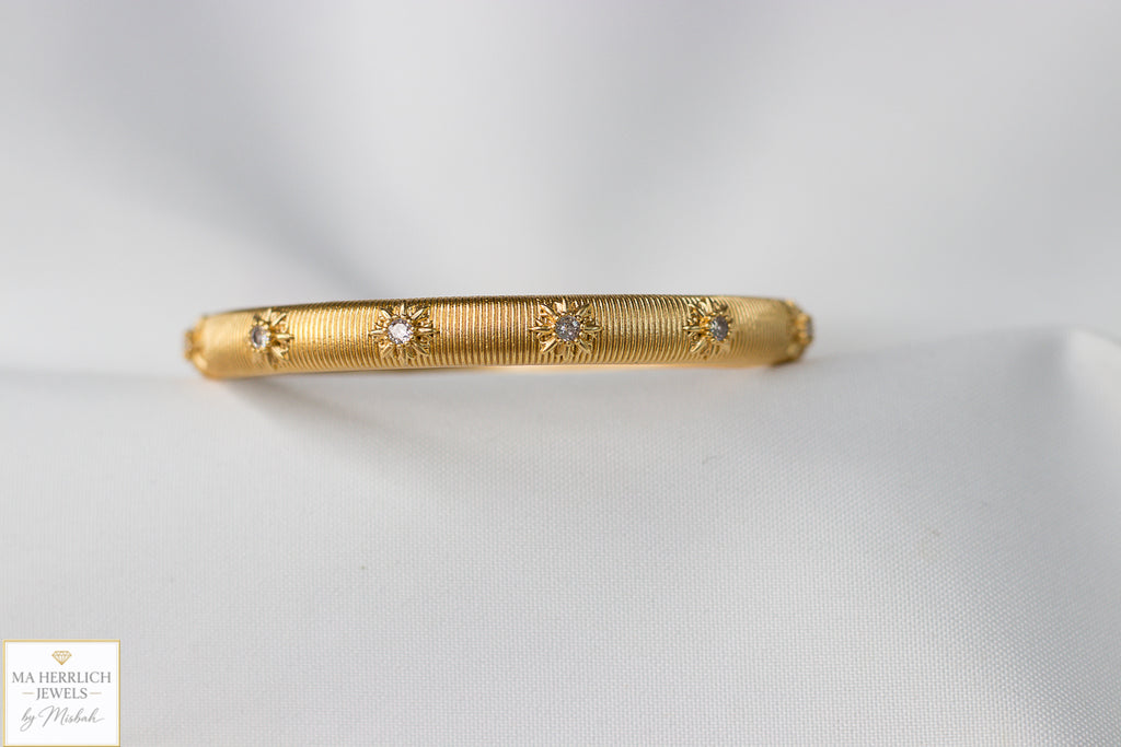Royal Luxe Gold Bracelet & Ring Set