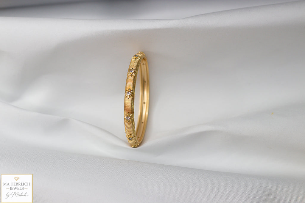 Royal Luxe Gold Bracelet & Ring Set